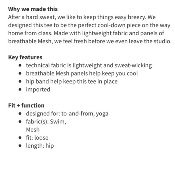 Lululemon If You’re Lucky tee size small - Picture 6 of 6